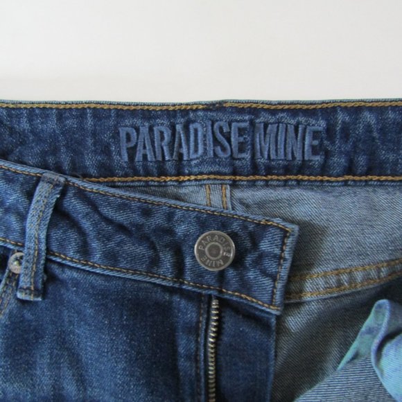 Paradise Mine Slim Boyfriend Distressed Jean, Dark - Picture 11 of 12